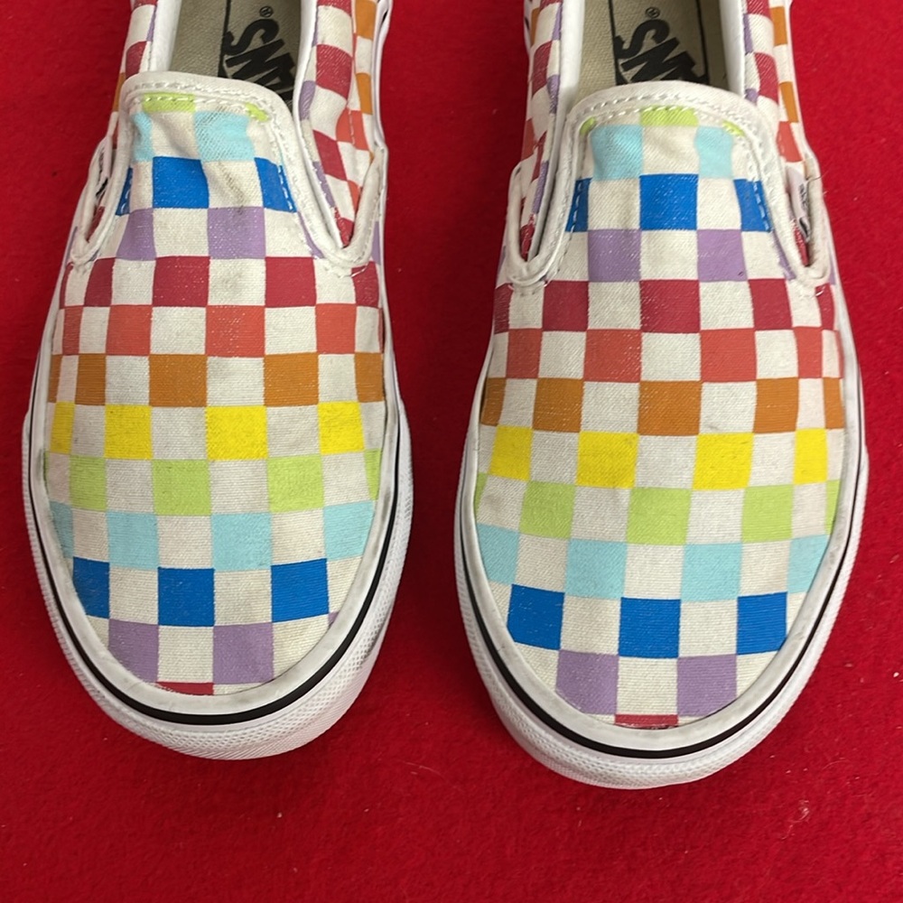 Vans Off the Walls  Checkerboard  Slip-On Shoes Size 7 Womens - Picture 2 of 6